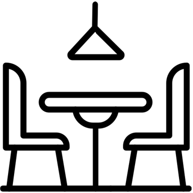 Dining table icon